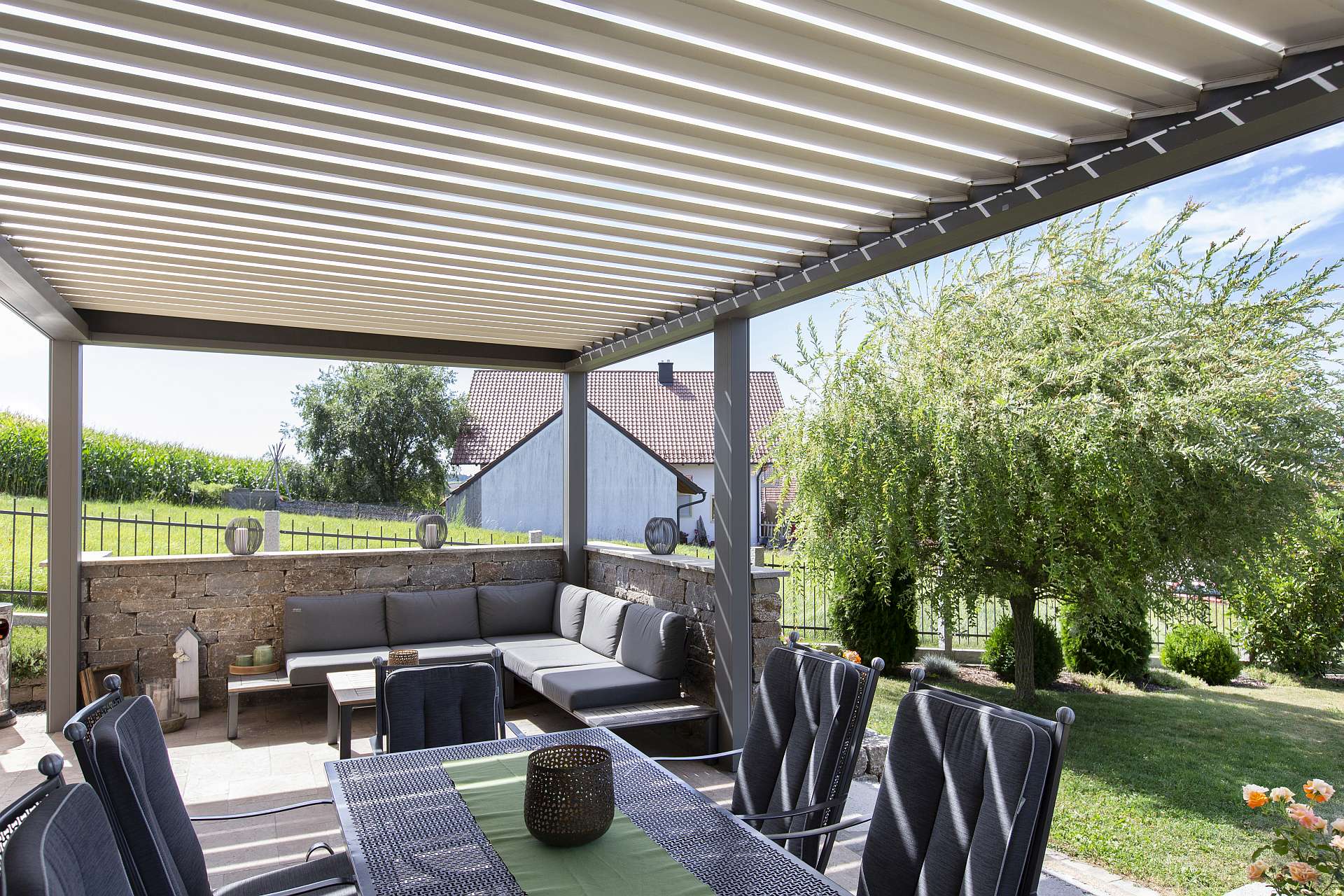 WIGRO Lamellendaecher 049 Terrassenüberdachungen, Outdoor Living