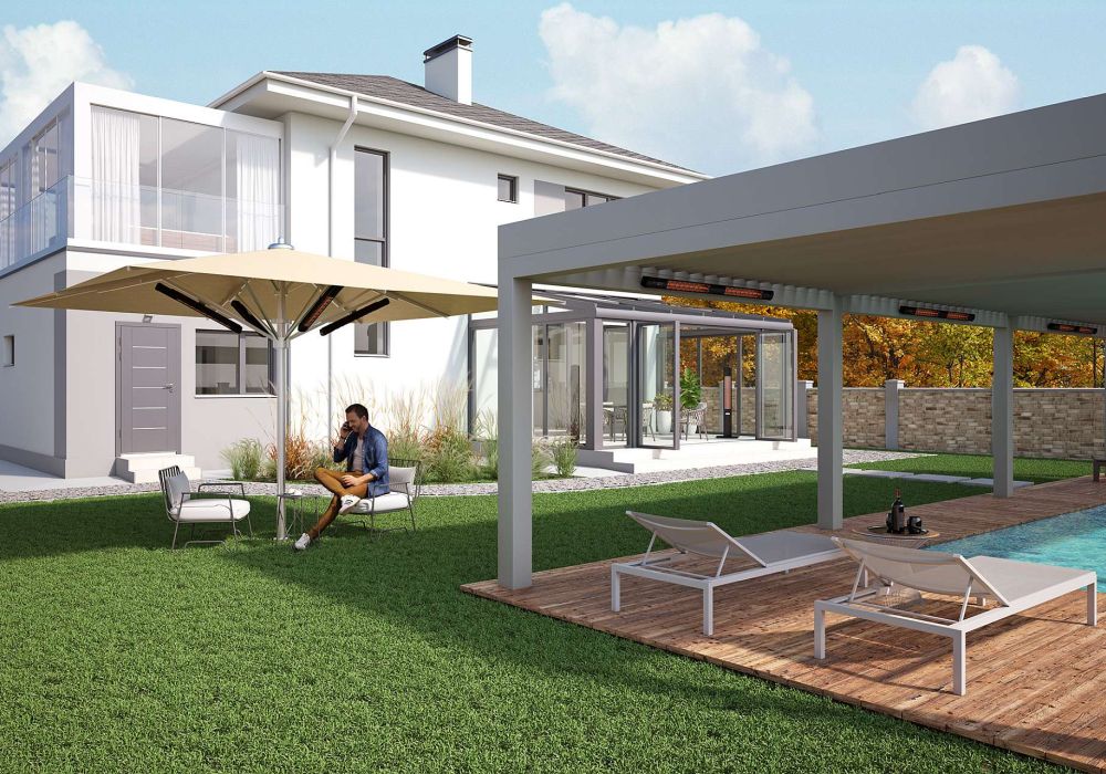 WIGRO Heizung für Terrassenüberdachung