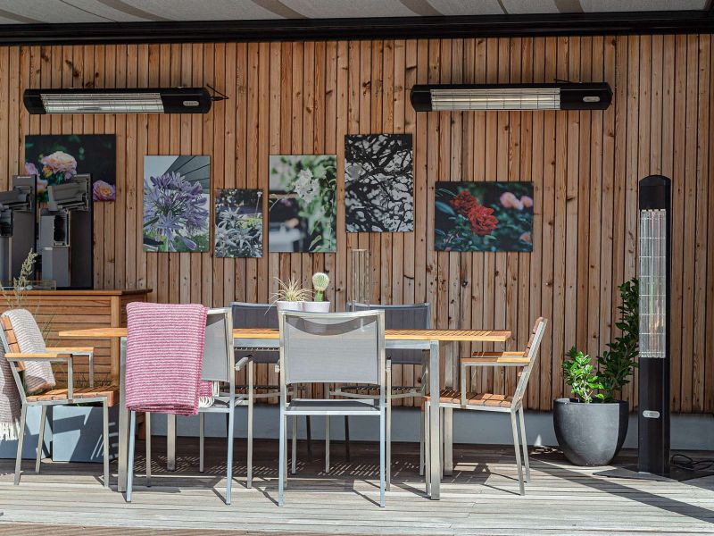 WIGRO Heizung für Terrassenüberdachung - Heat-Tower